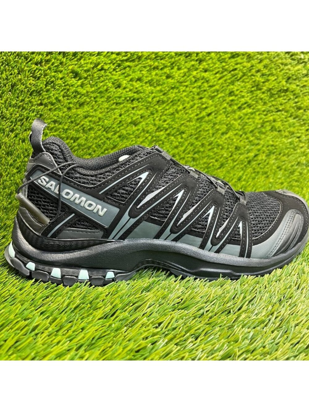 Salomon XA Pro 3D Womens Size 9.5 Black Gray Trail Running Hiking Shoes Sneakers